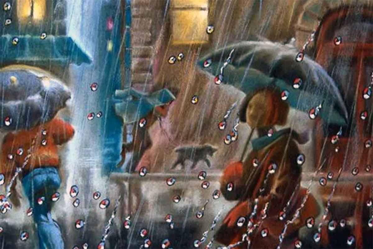 Ахмадулина: Сказка о дожде, иллюстрация