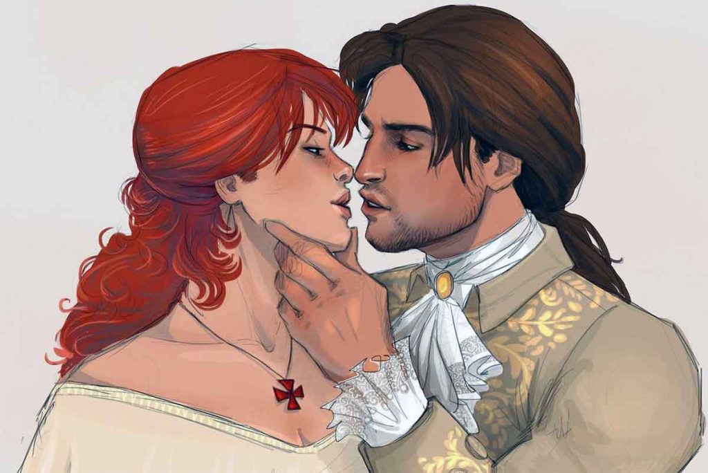 Байрон Первый поцелуй любви, иллюстрация