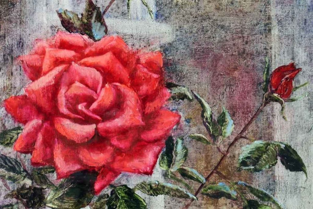 Гете Дикая роза, иллюстрация