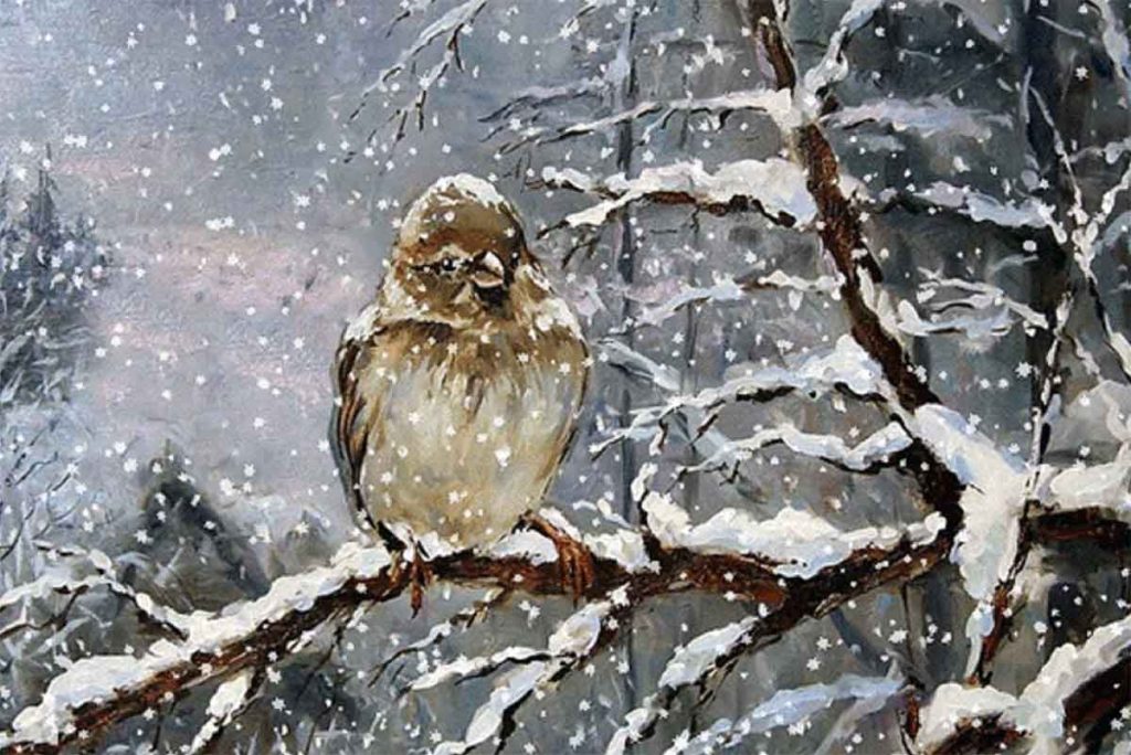 Есенин Поет зима, иллюстрация