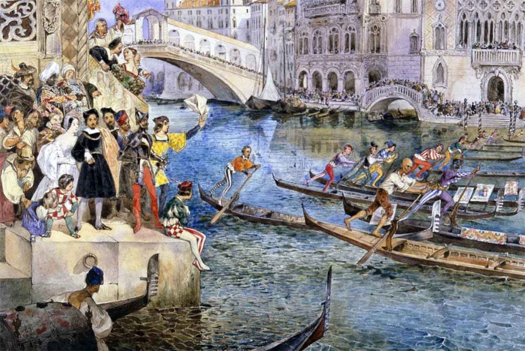 Байрон - Ода к Венеции, иллюстрация