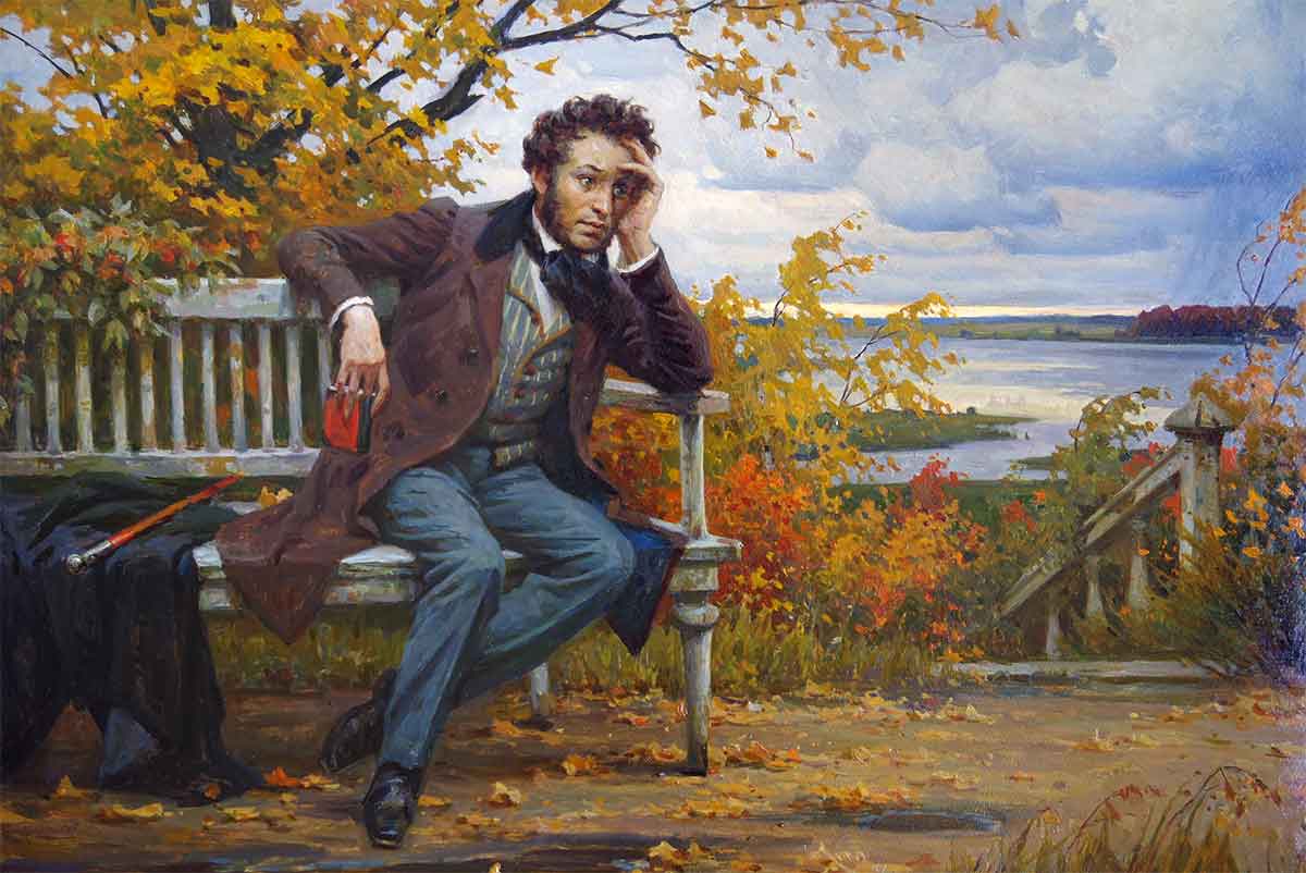 Элегия - Пушкин, иллюстрация