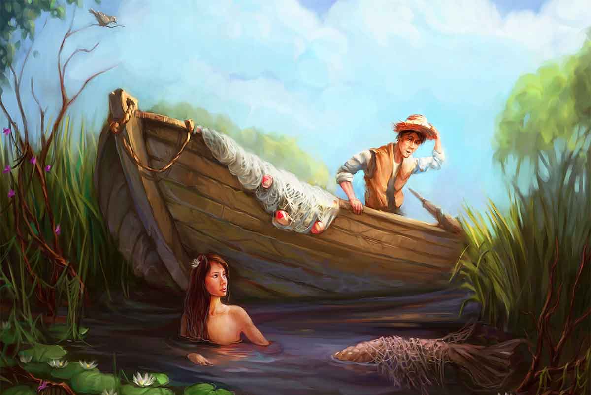 Гете - Рыбак, иллюстрация