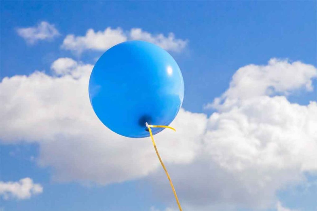 Окуджава - Голубой шарик, иллюстрация