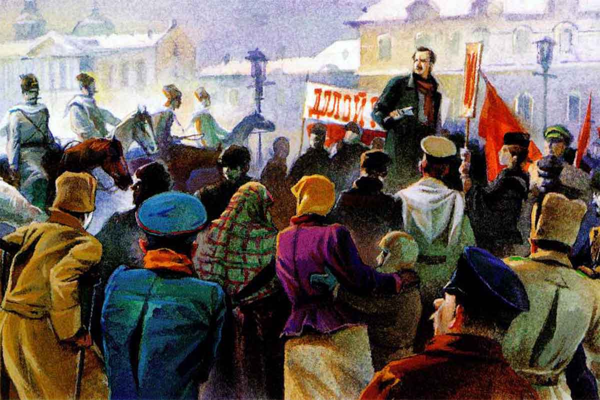 Маяковский - Революция, иллюстрация