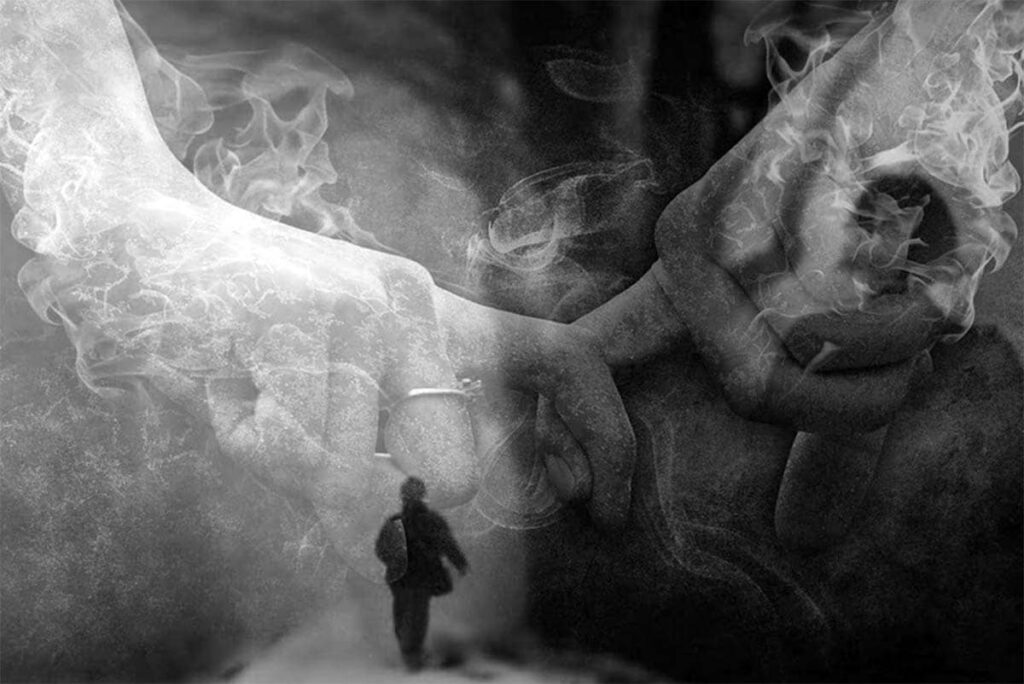 Ахматова - Сжала руки под темной вуалью, иллюстрация