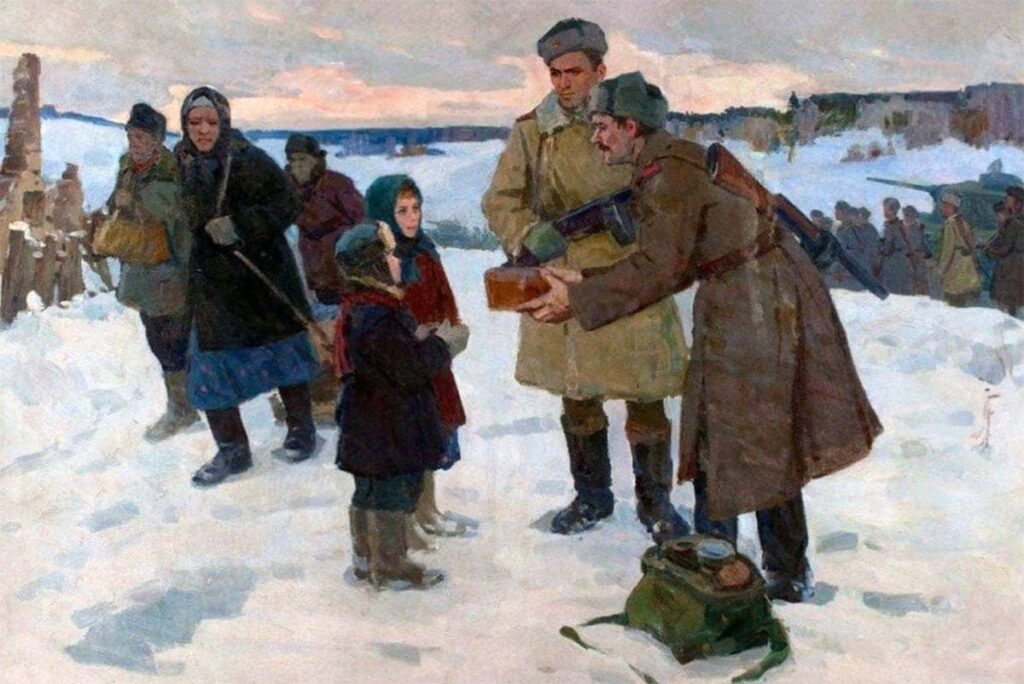 Ольга Берггольц - Армия, иллюстрация