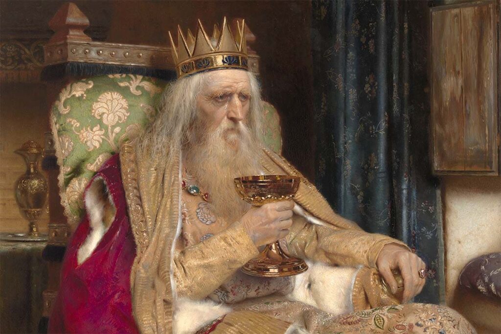 Фульский король - Гете, иллюстрация