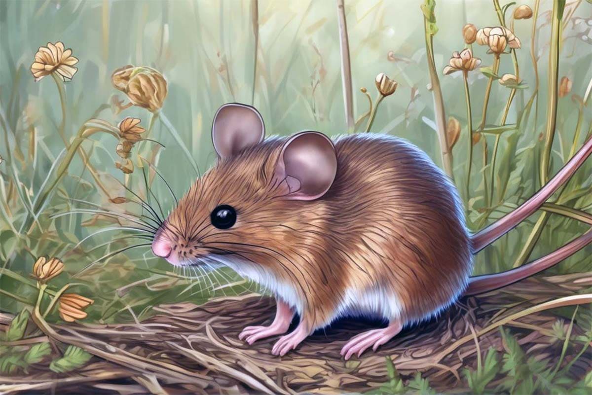 Роберт Бернс - Полевой мыши, иллюстрация