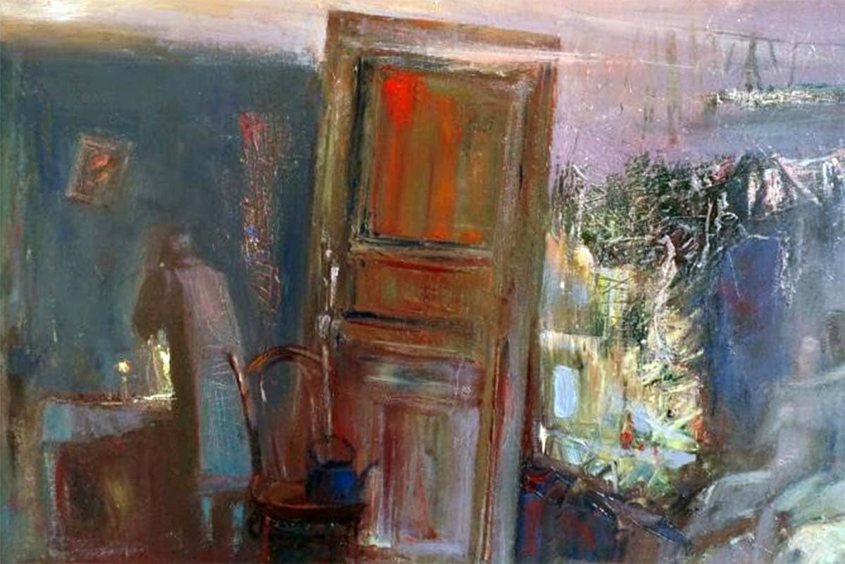 Дверь полуоткрыта - Ахматова, иллюстрация