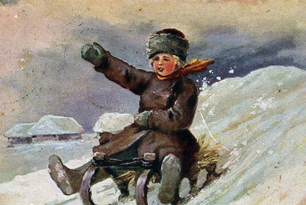 Набоков - Снег, иллюстрация