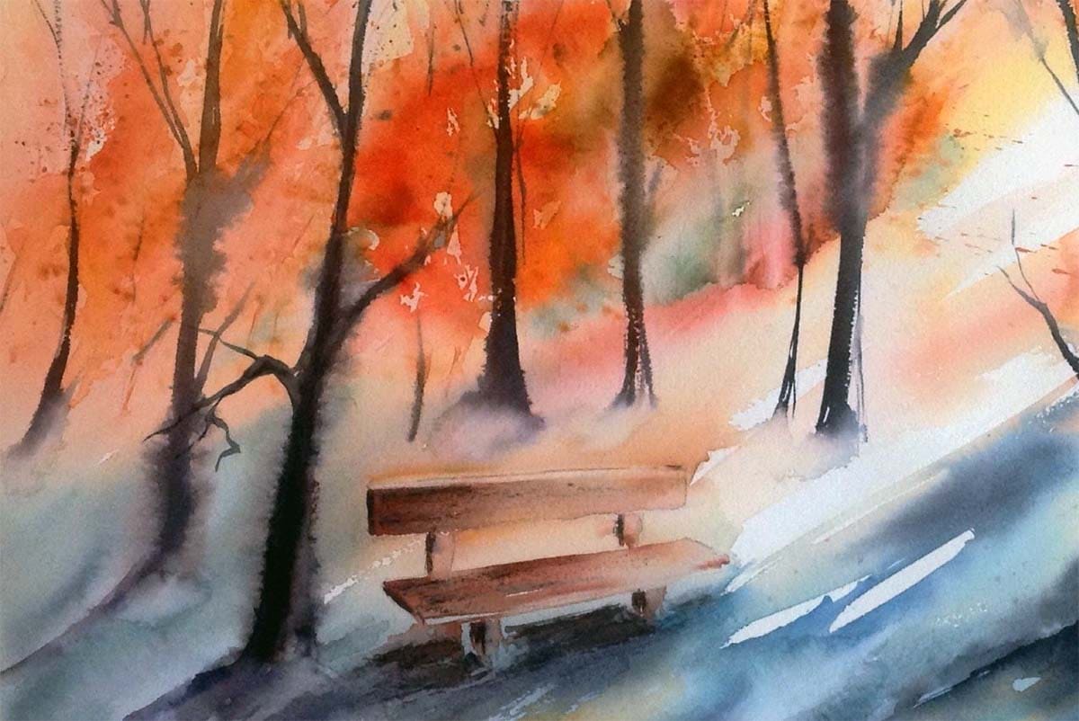 Фет - Осень, иллюстрация