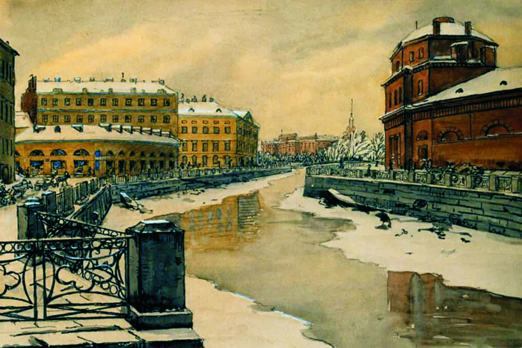 Мандельштам - Петербург, иллюстрация