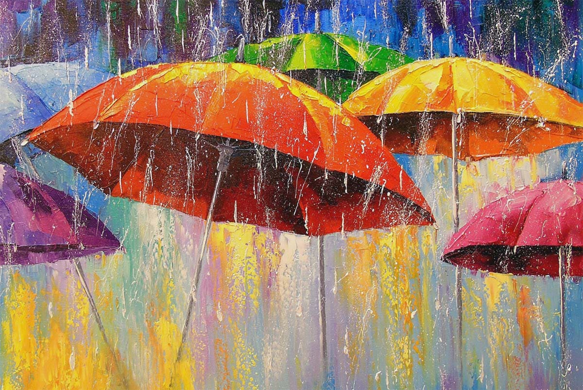 Стивенсон - Дождь, иллюстрация