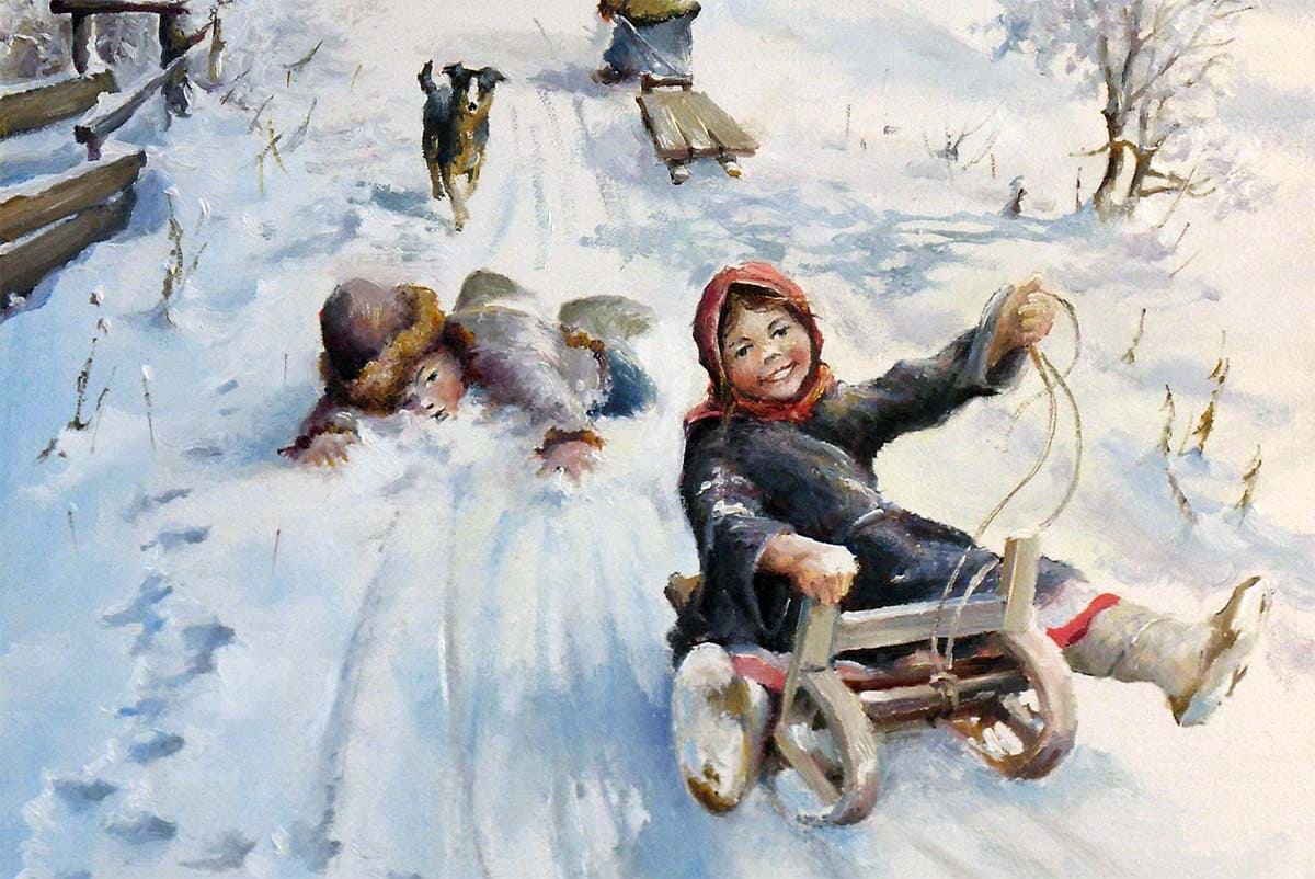 Бальмонт - К зиме, иллюстрация