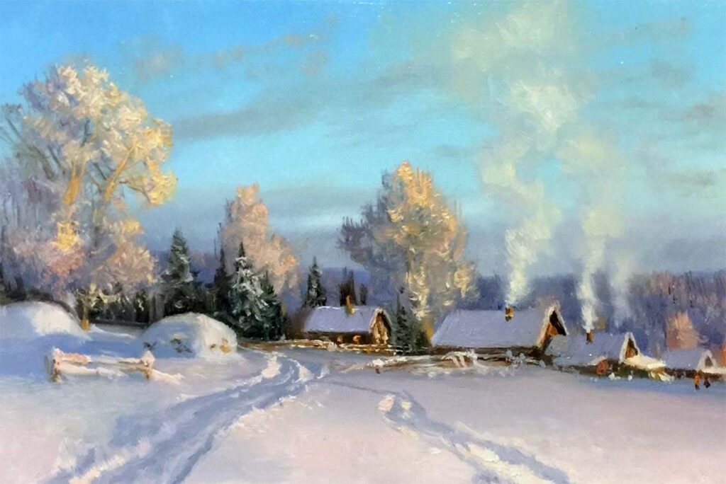 Набоков - Зима, иллюстрация