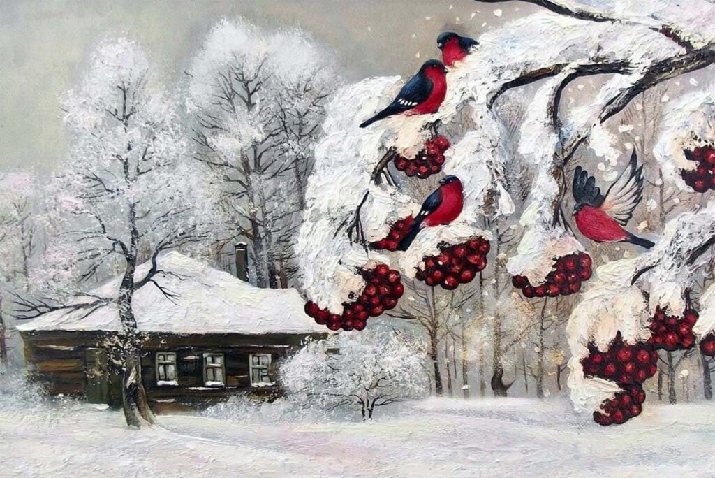 Тютчев - Снежок, иллюстрация